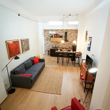Apartment Bed And Gears - Industrial Design Loft